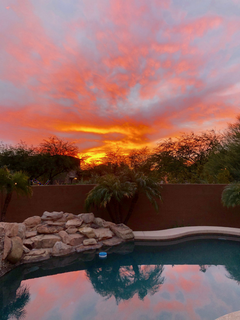 Western Sunset in Scottsdale, Arizona