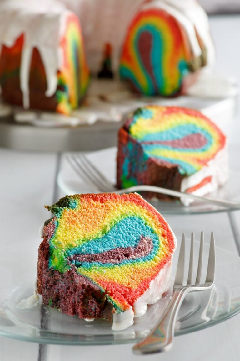 Rainbow Bundt Cake Recipe Girl®