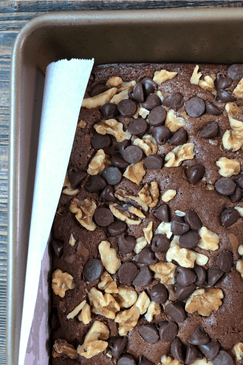 Chocolate Chip Walnut Brownies