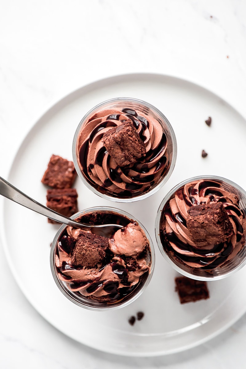 Mini Triple Chocolate Trifles