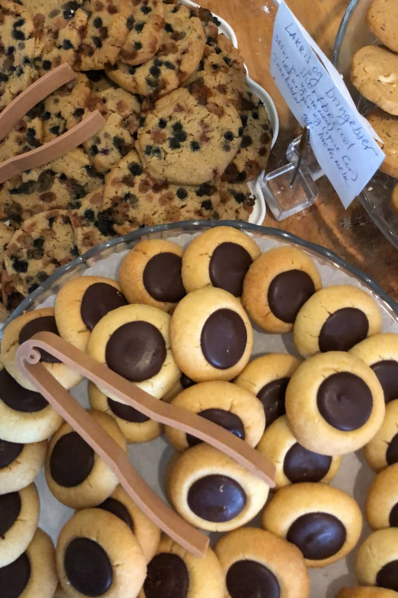 Cookies at a Bergen, Norway Bakery