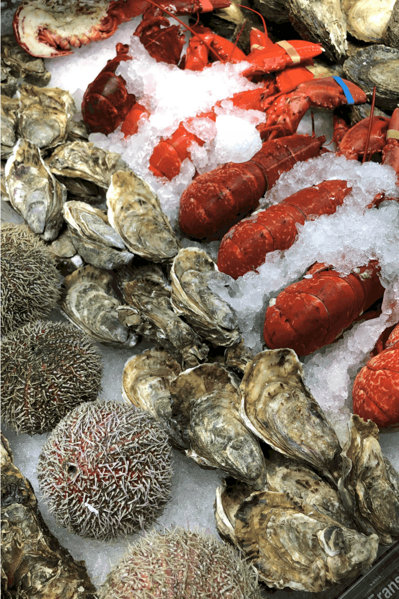 Seafood Market in Bergen, Norway