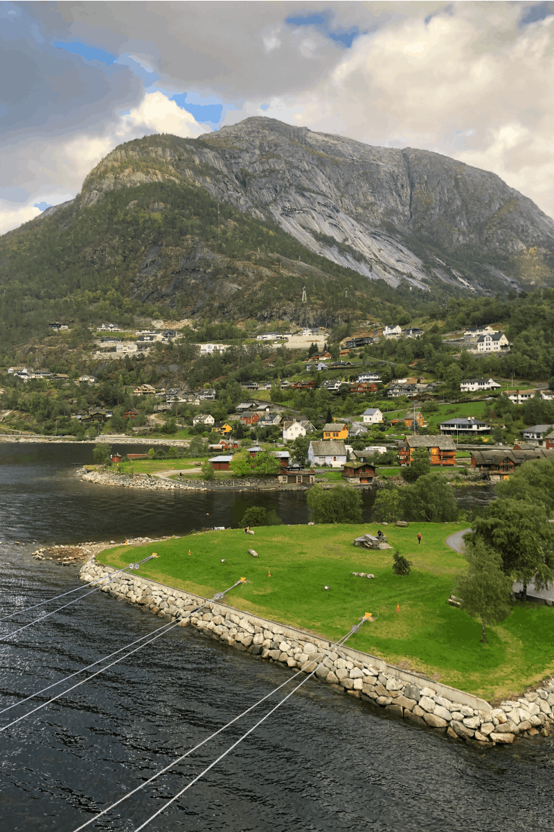 Docking in Eidfjord, Norway