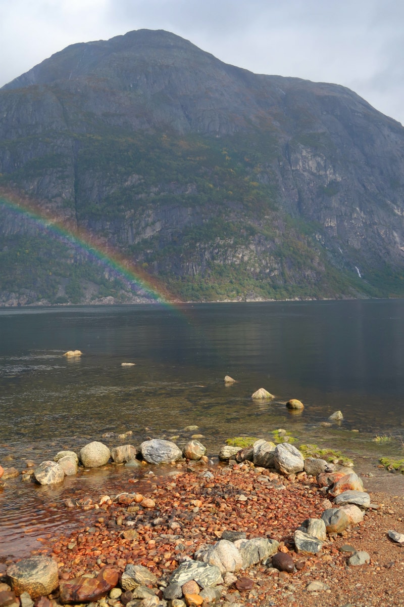 Rainbow in Eidfjord, Norway