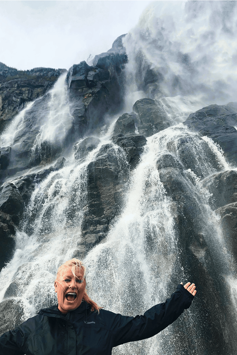 waterfall in Stavanger, Norway