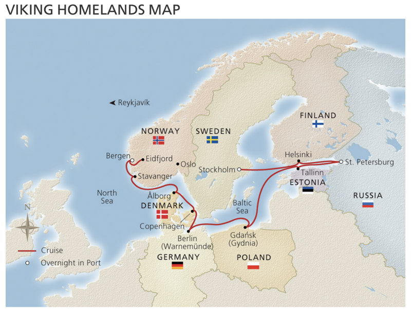 Viking Homelands Map