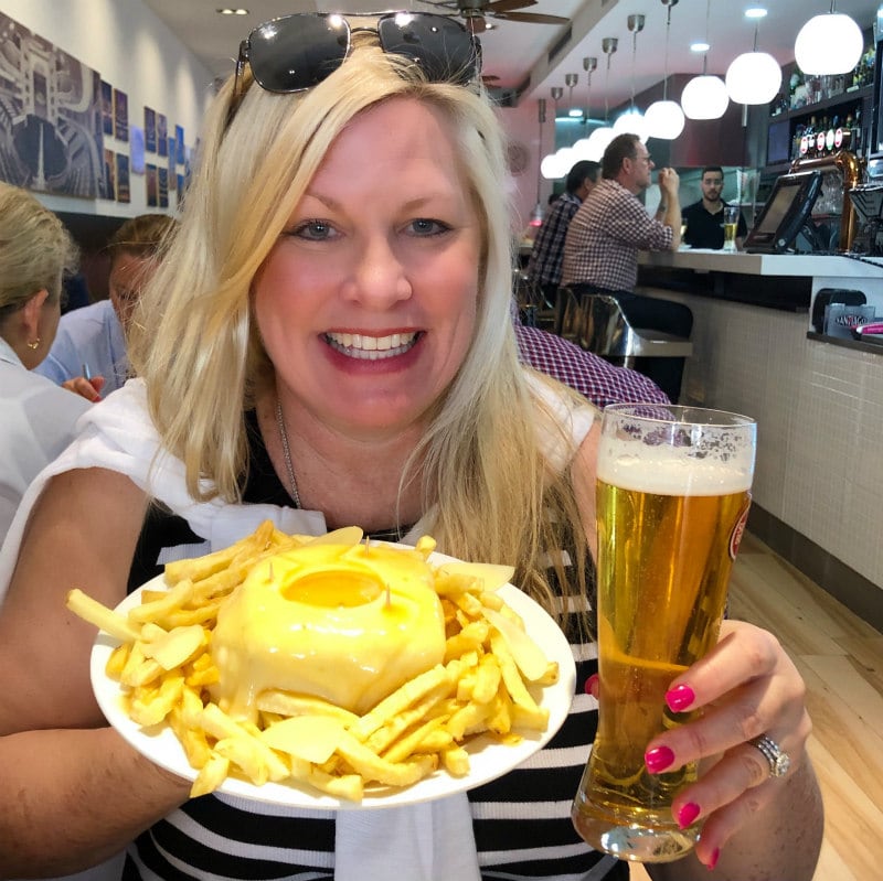 Francesinha and Beer in Porto, Portugal