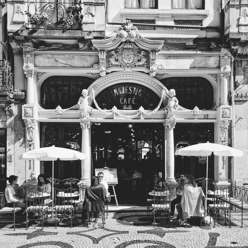 Majestic Cafe in Porto, Portugal