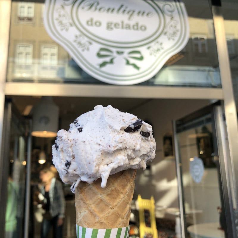 Gelato in Porto, Portugal