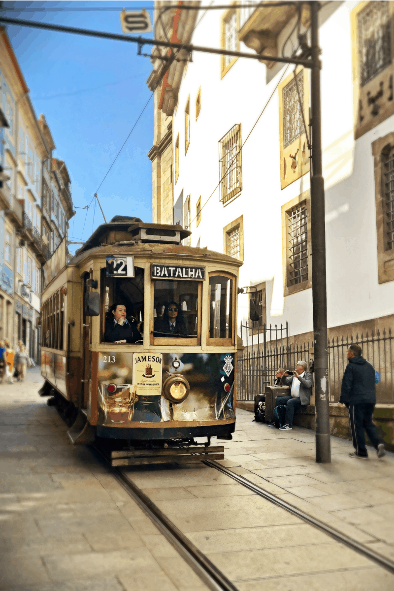 Trolley in Porto, Portugal
