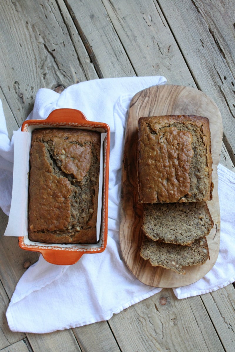 Two loaves of Coconut Banana Bread