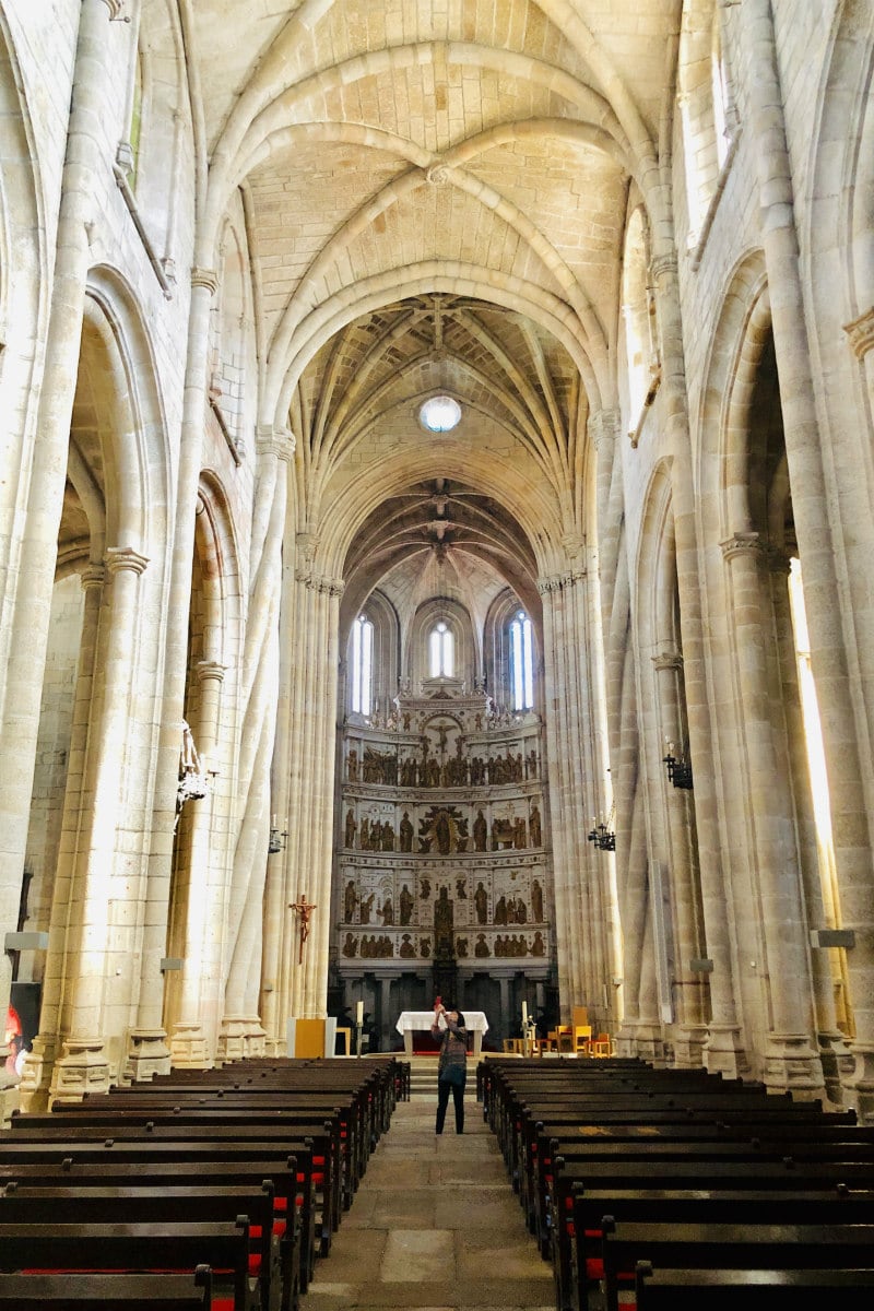 Inside the cathedral: Guarda, Portugal