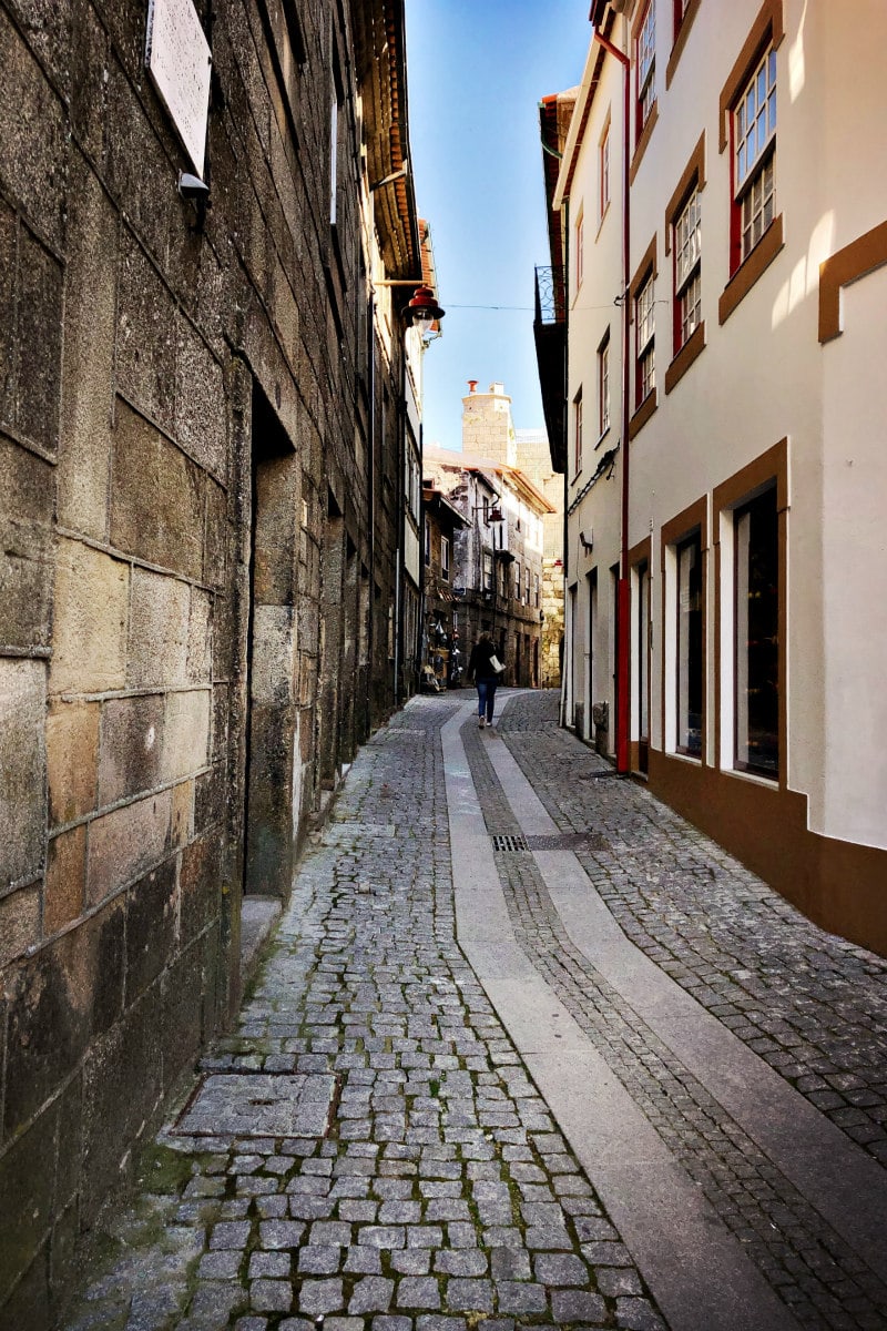 Alleyways in Guarda, Portugal