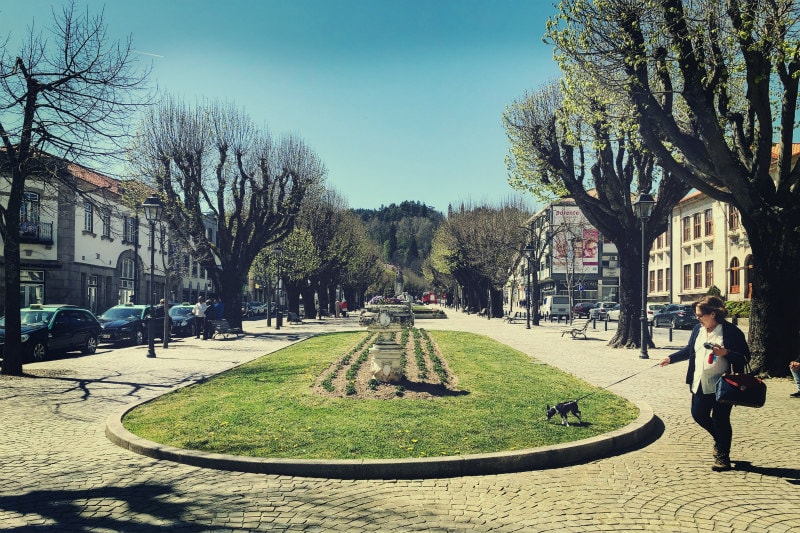 Town center: Lamego, Portugal