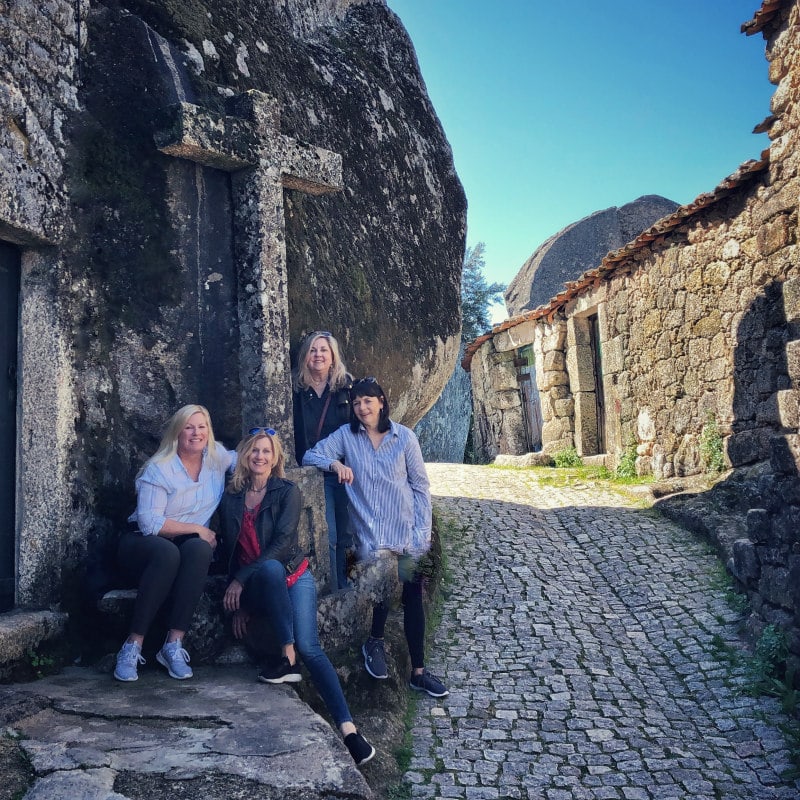 Road Trip crew in Monsanto, Portugal