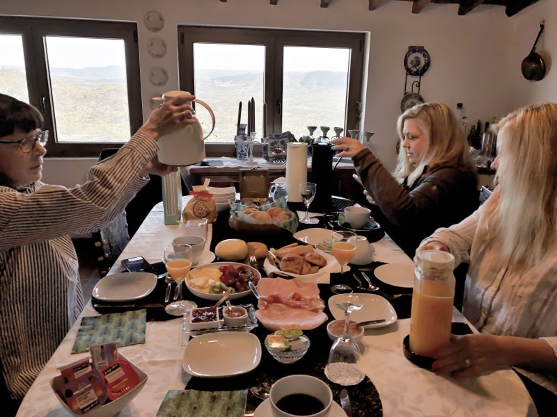 Breakfast in Monsanto, Portugal