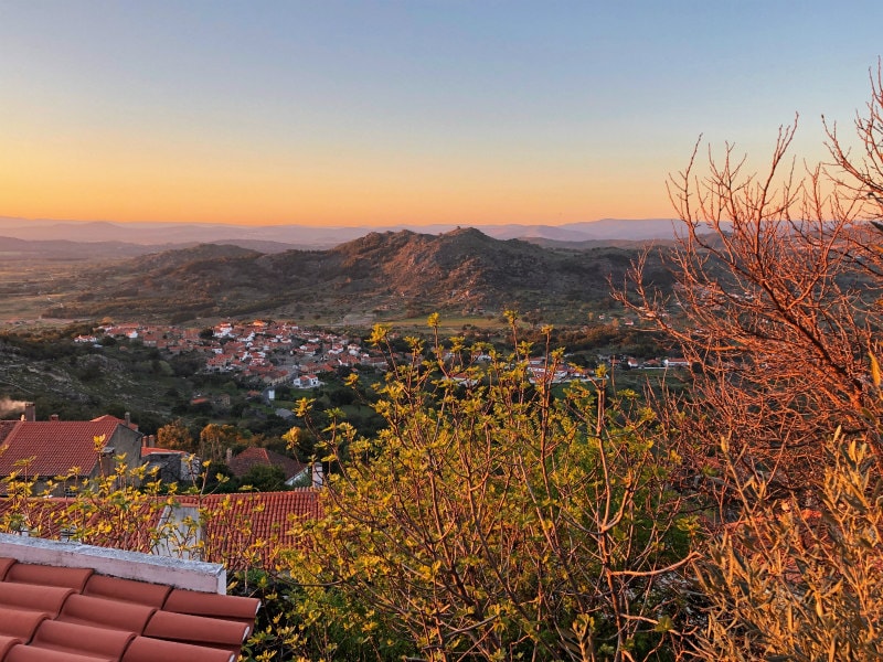 Sunset views in Monsanto, Portugal