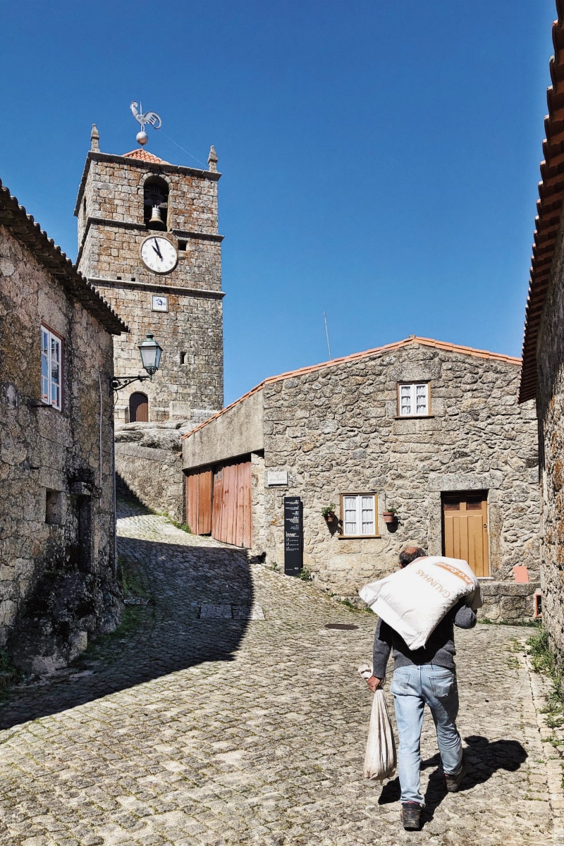 narrow roads in Monsanto, Portugal