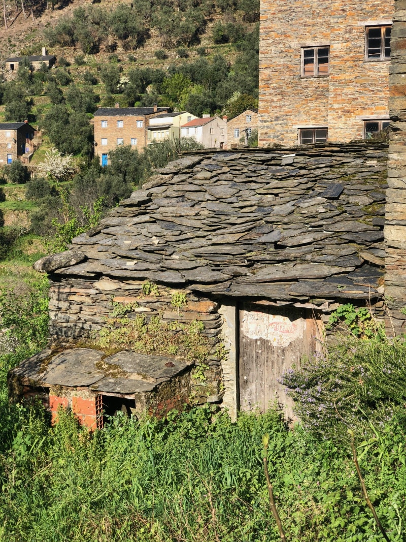 Rooftops in Piodao, Portugal