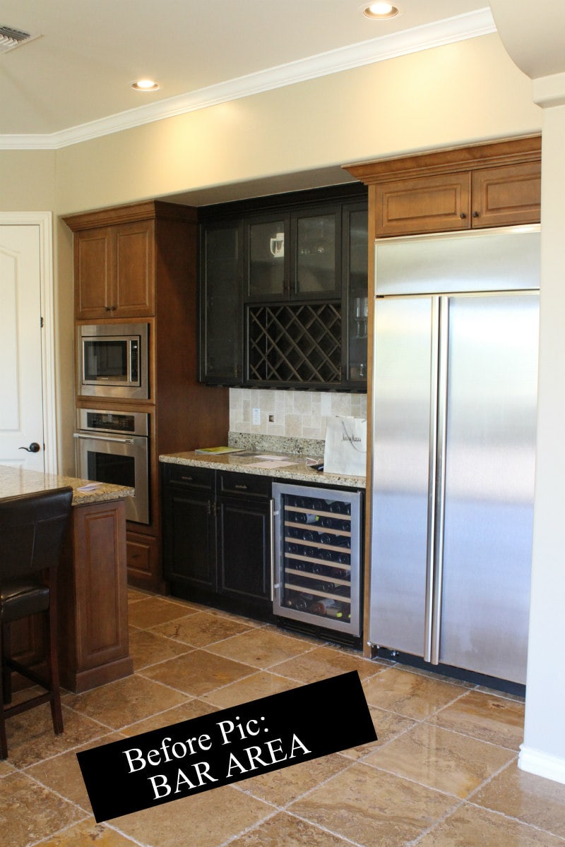 Before photo of Bar Kitchen Remodel