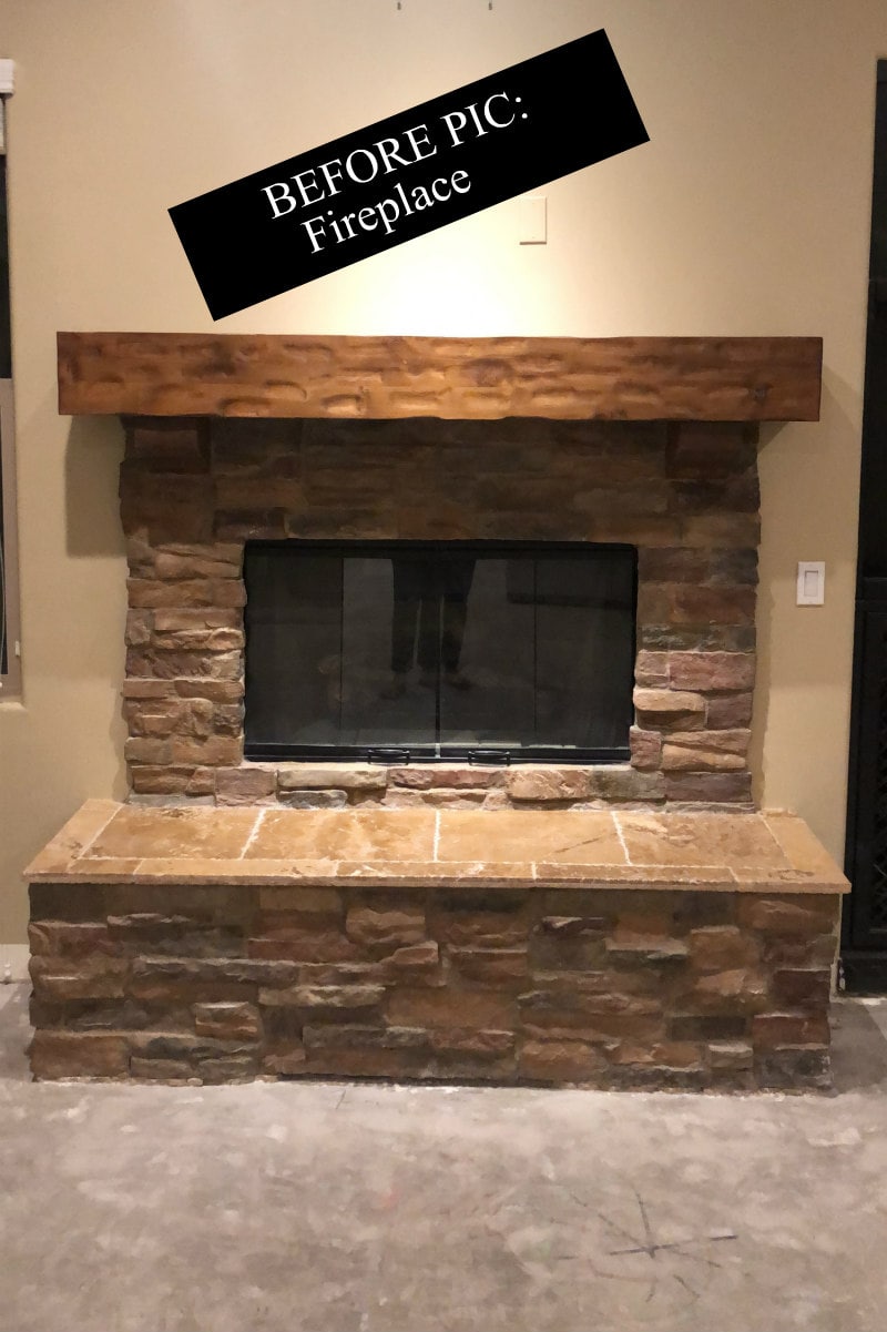 Before picture of Fireplace Remodel in Scottsdale, Arizona