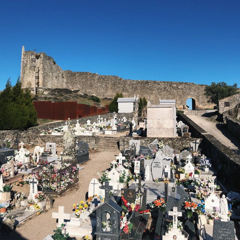 Cemetery in Sortelha, Portugal