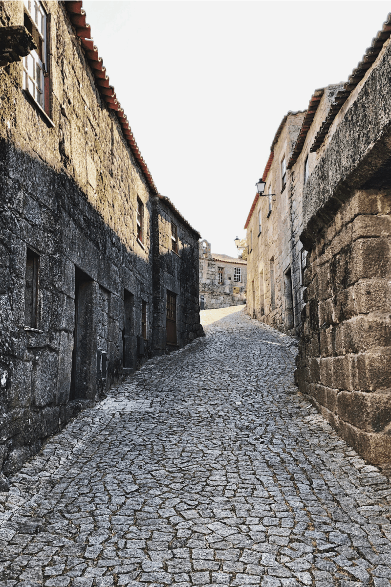 Stone Alleyways in Sortelha, Portugal