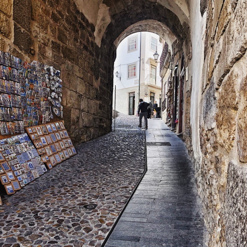 streets of Coimbra, Portugal