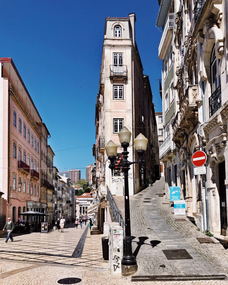 streets of Coimbra, Portugal
