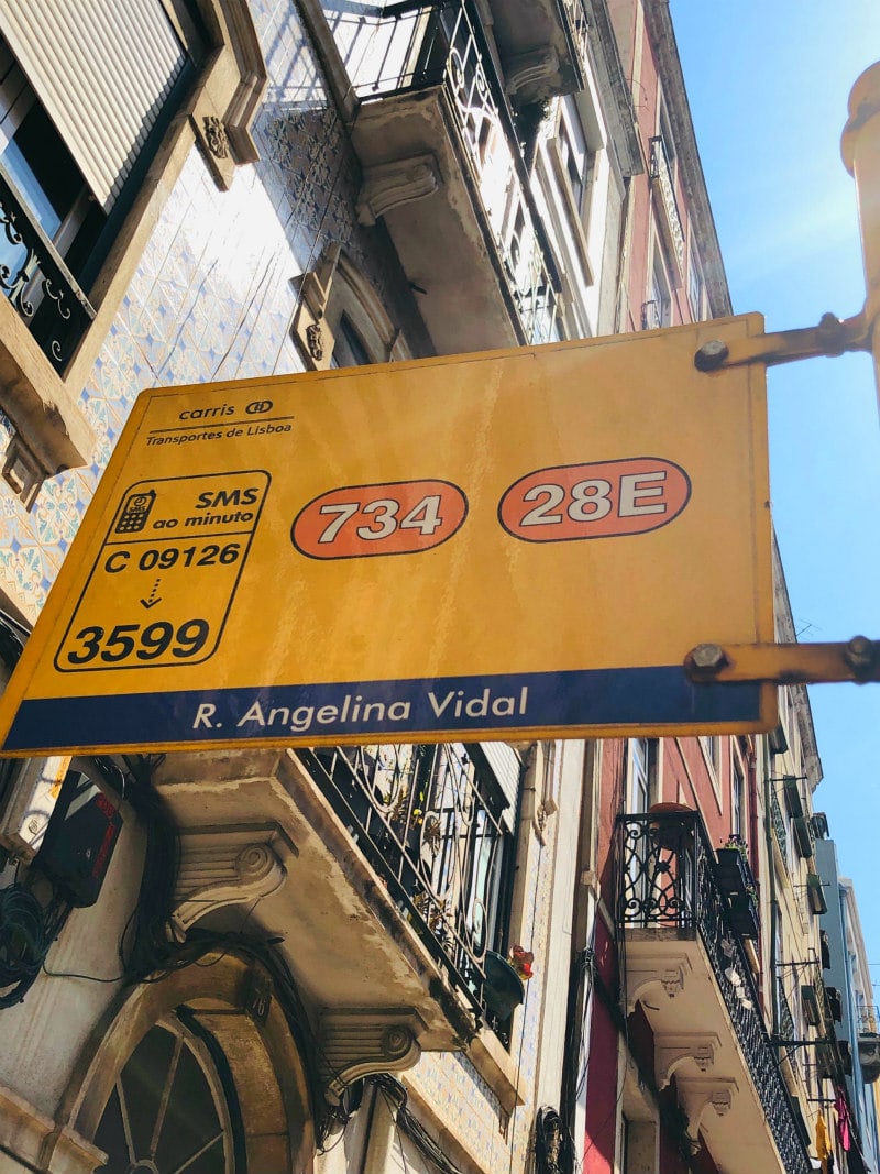 Rua Angelina Vidal in Lisbon, Portugal