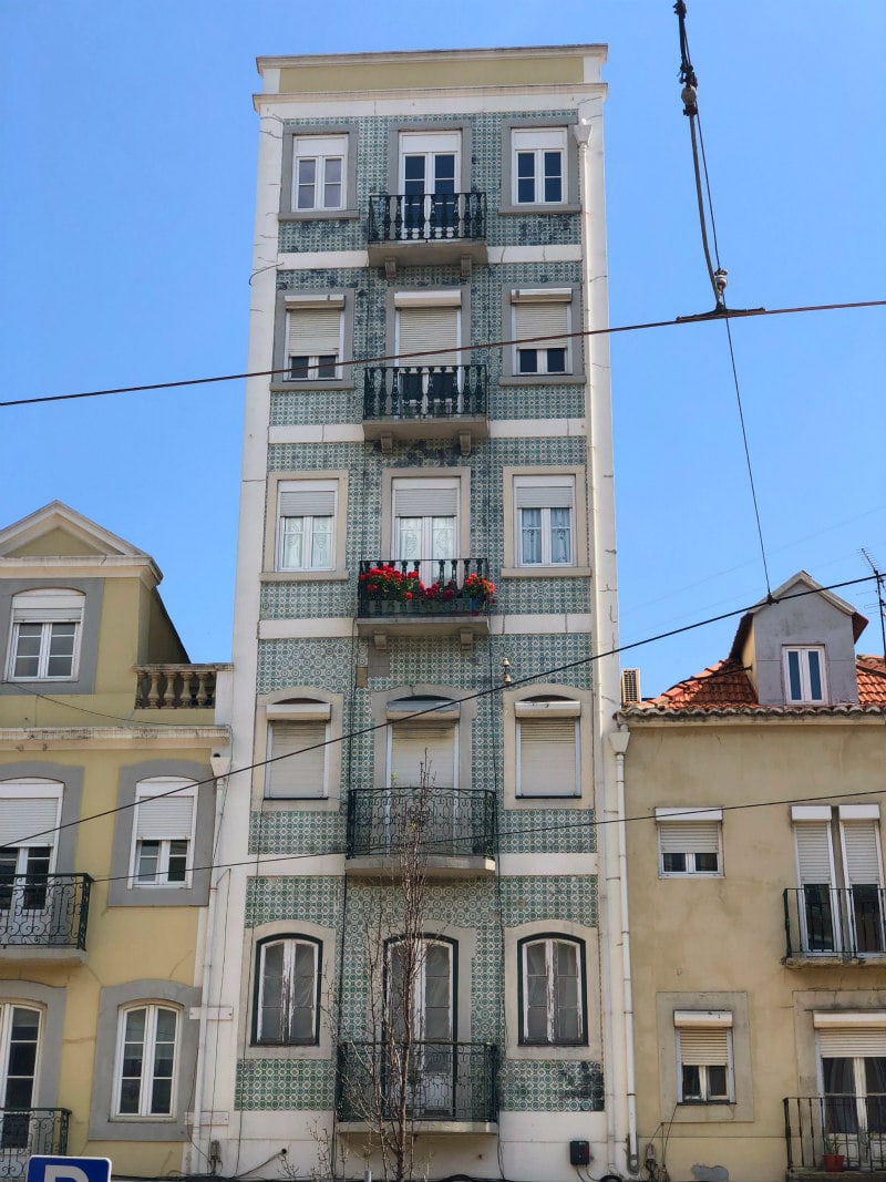 Apartment building in Lisbon, Portugal
