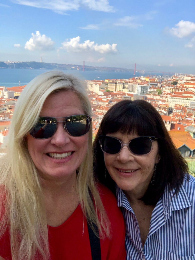 RecipeGirl Lori and Sister Susie in Lisbon, Portugal