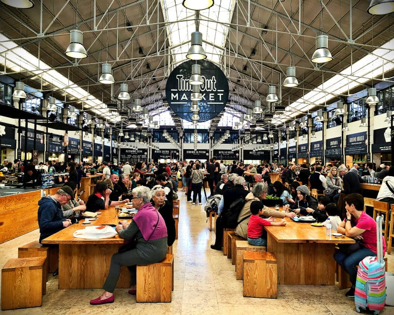 Time Out Market in Lisbon, Portugal