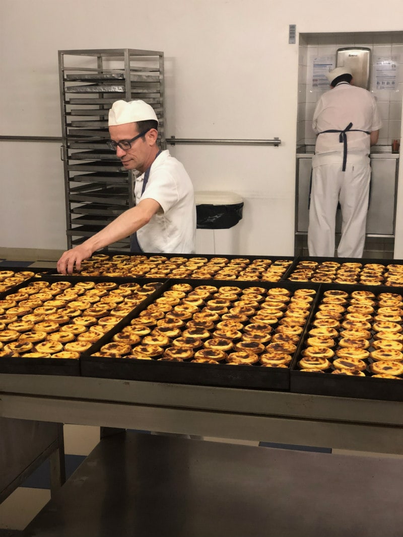 Making Pastel de Nata in Belem, Portugal