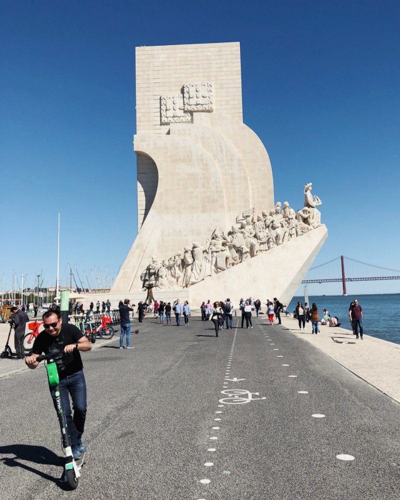 Monument of the Discoveries in Belem, Portugal