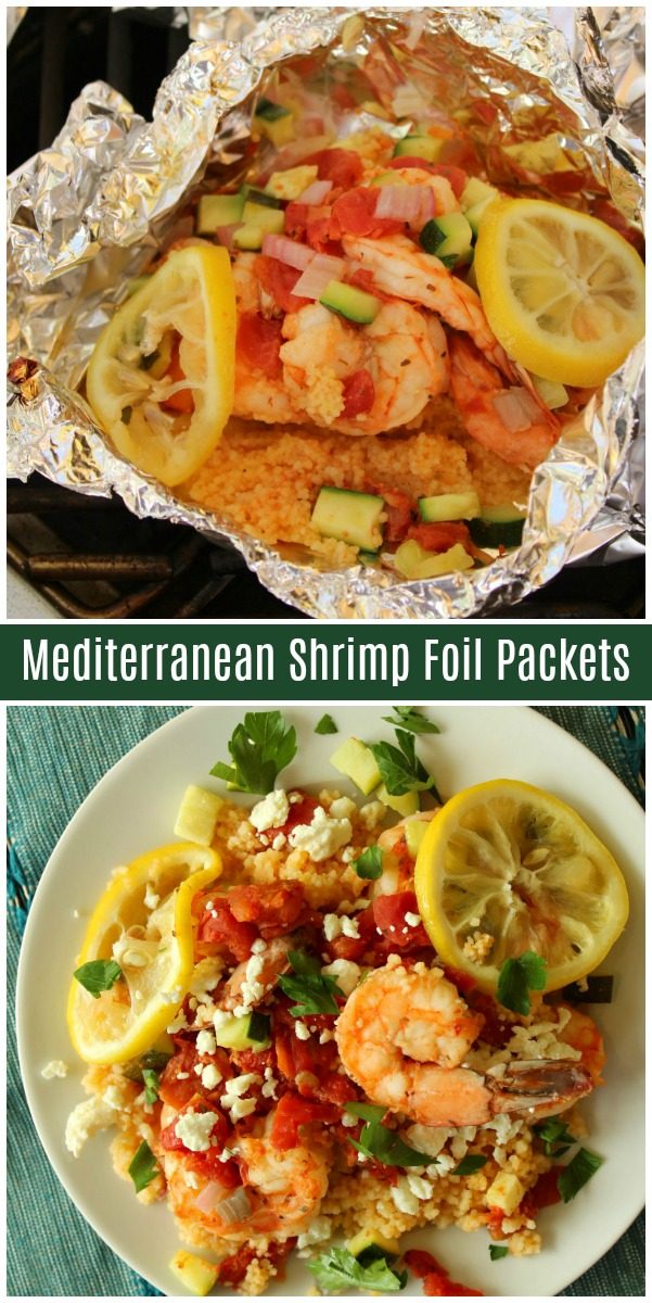 Mediterranean Shrimp Foil Packets - Recipe Girl®