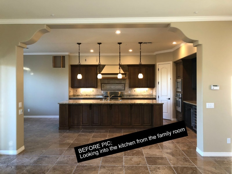 Before picture of Kitchen Remodel in Scottsdale, Arizona