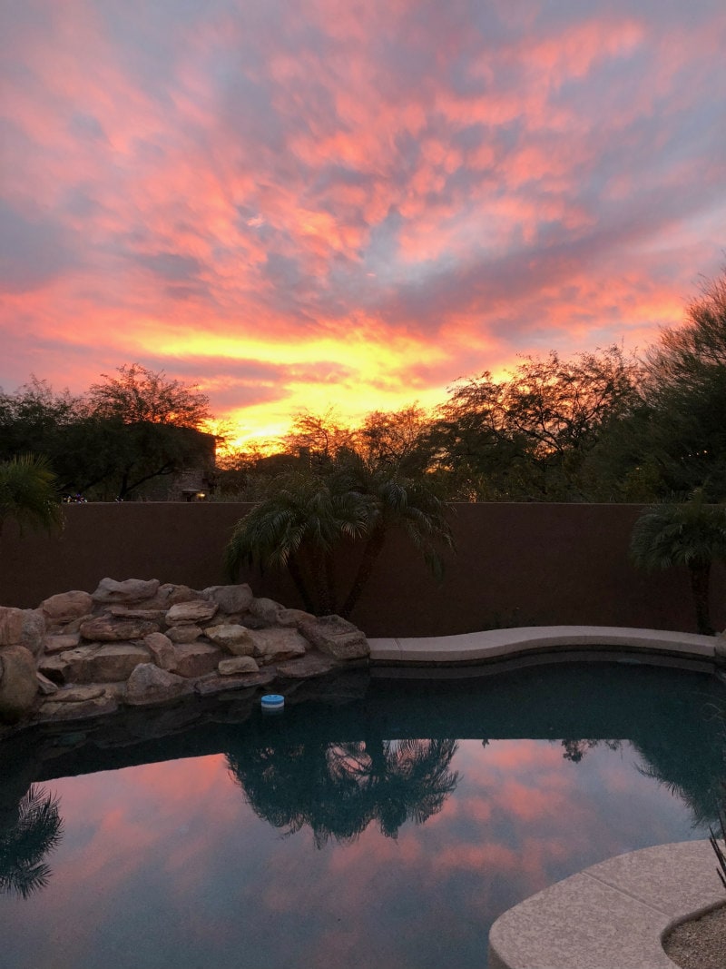 Sunset in North Scottsdale