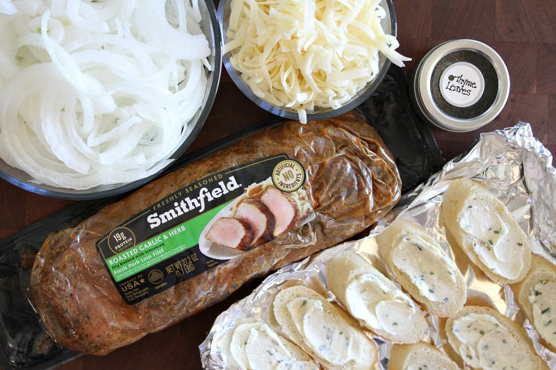 ingredients for French Onion Pork