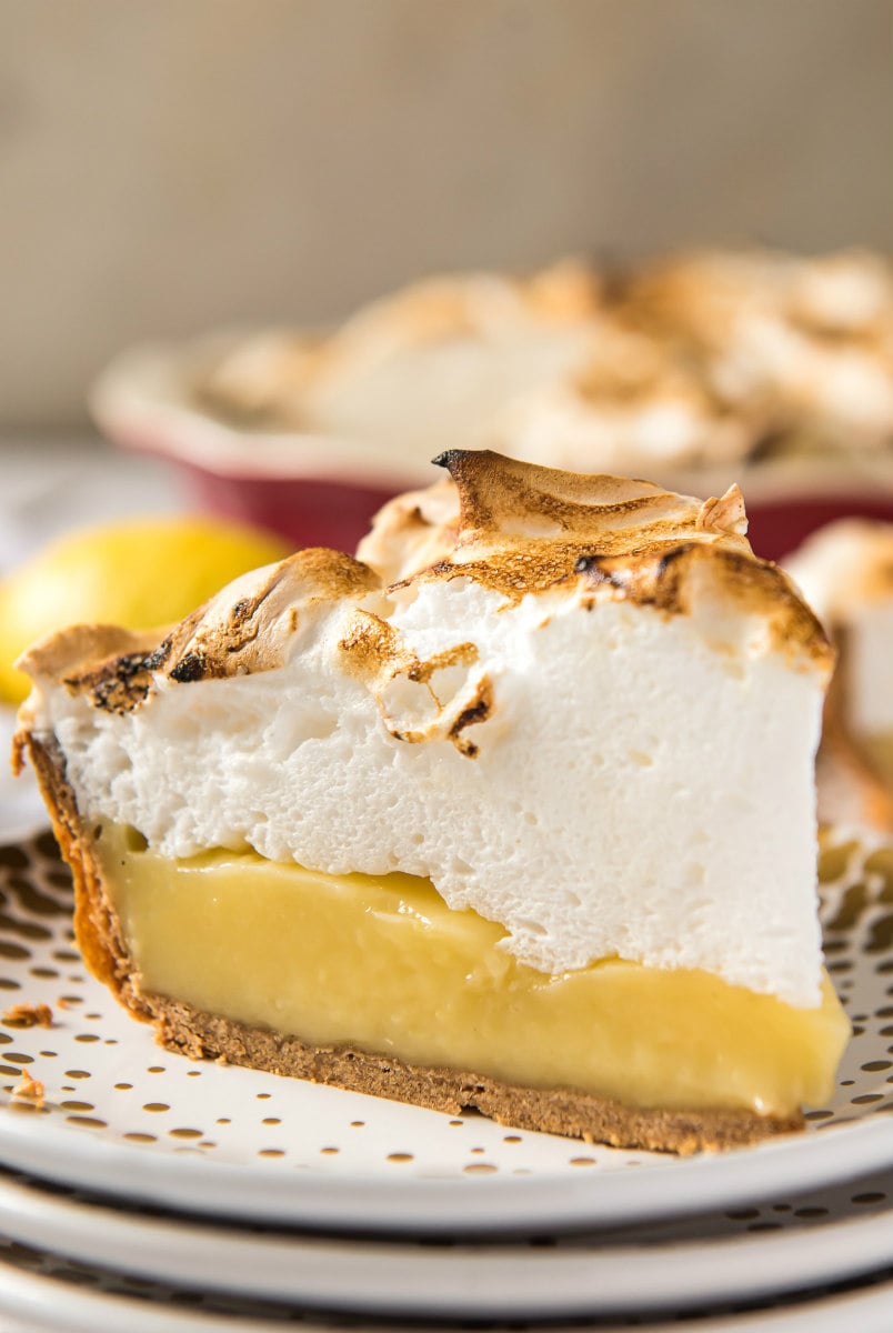 slice of Lemon Meringue Pie