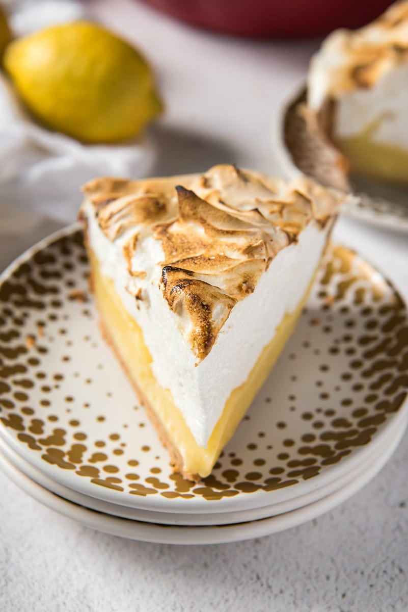 slice of Lemon Meringue Pie