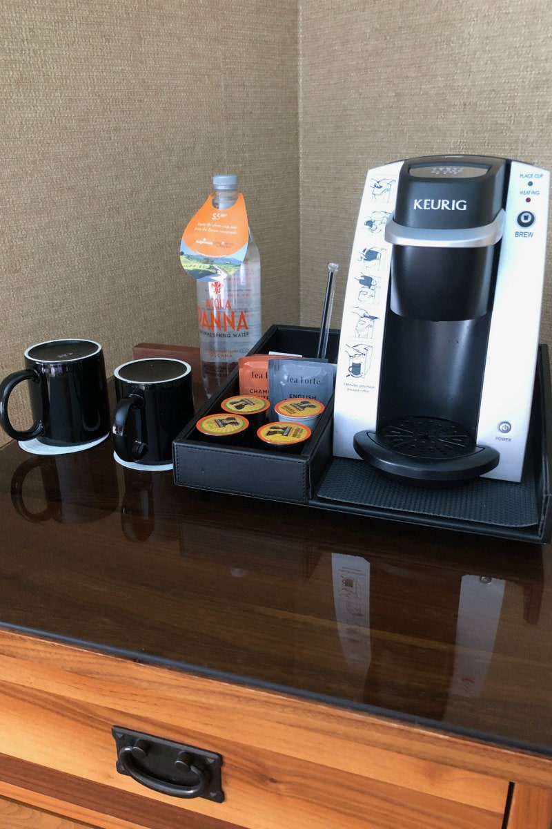 Coffee Station in Room at Omni Grove Park Inn