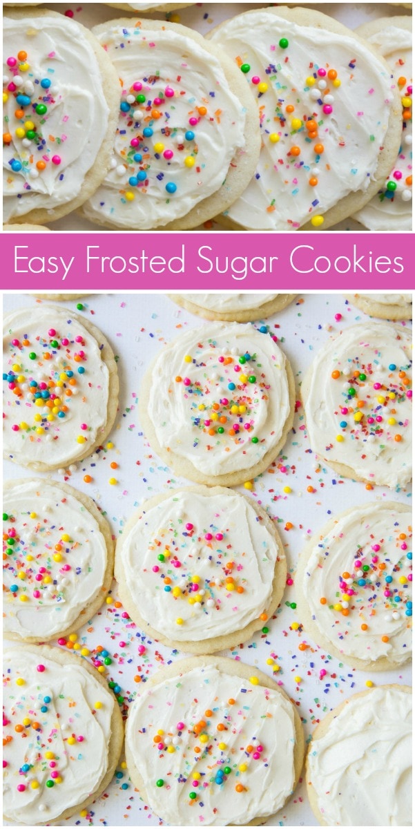 Easy Frosted Sugar Cookies Recipe Girl®