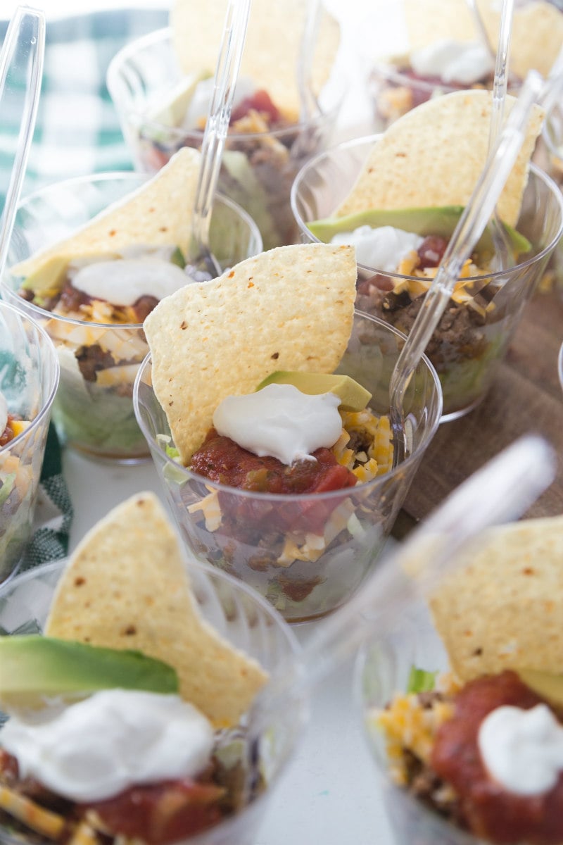 Easy Taco Salad Cups