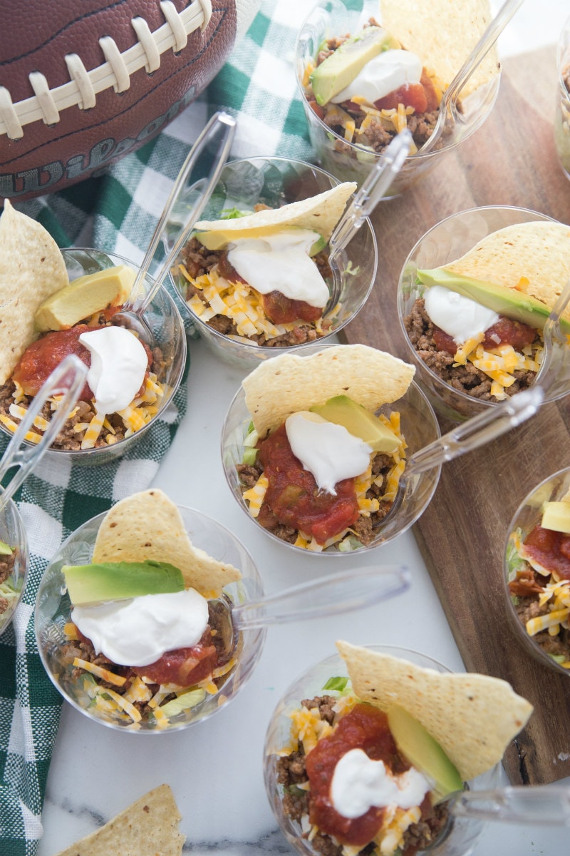 Easy Taco Salad Cups