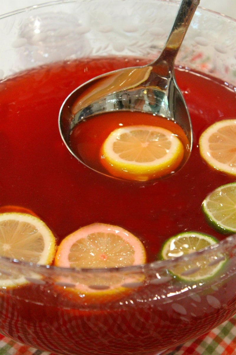 serving Pama Party Punch