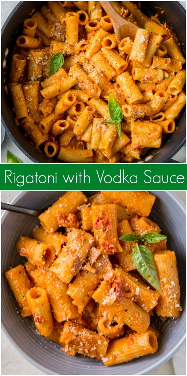 Rigatoni in Vodka Sauce Recipe Girl®