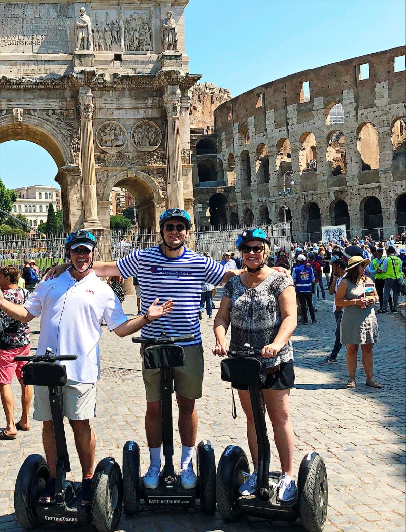 RecipeGirl in Rome with her family