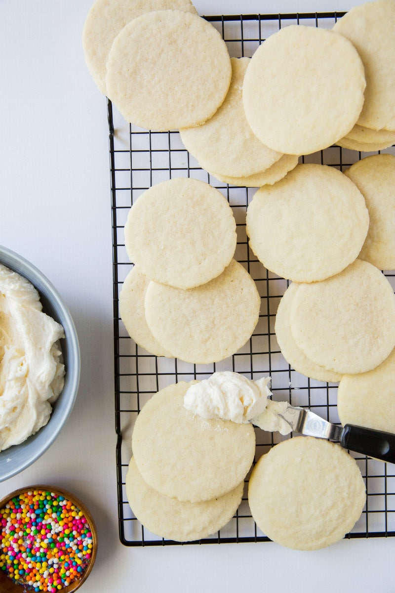 making Easy Frosted Sugar Cookies