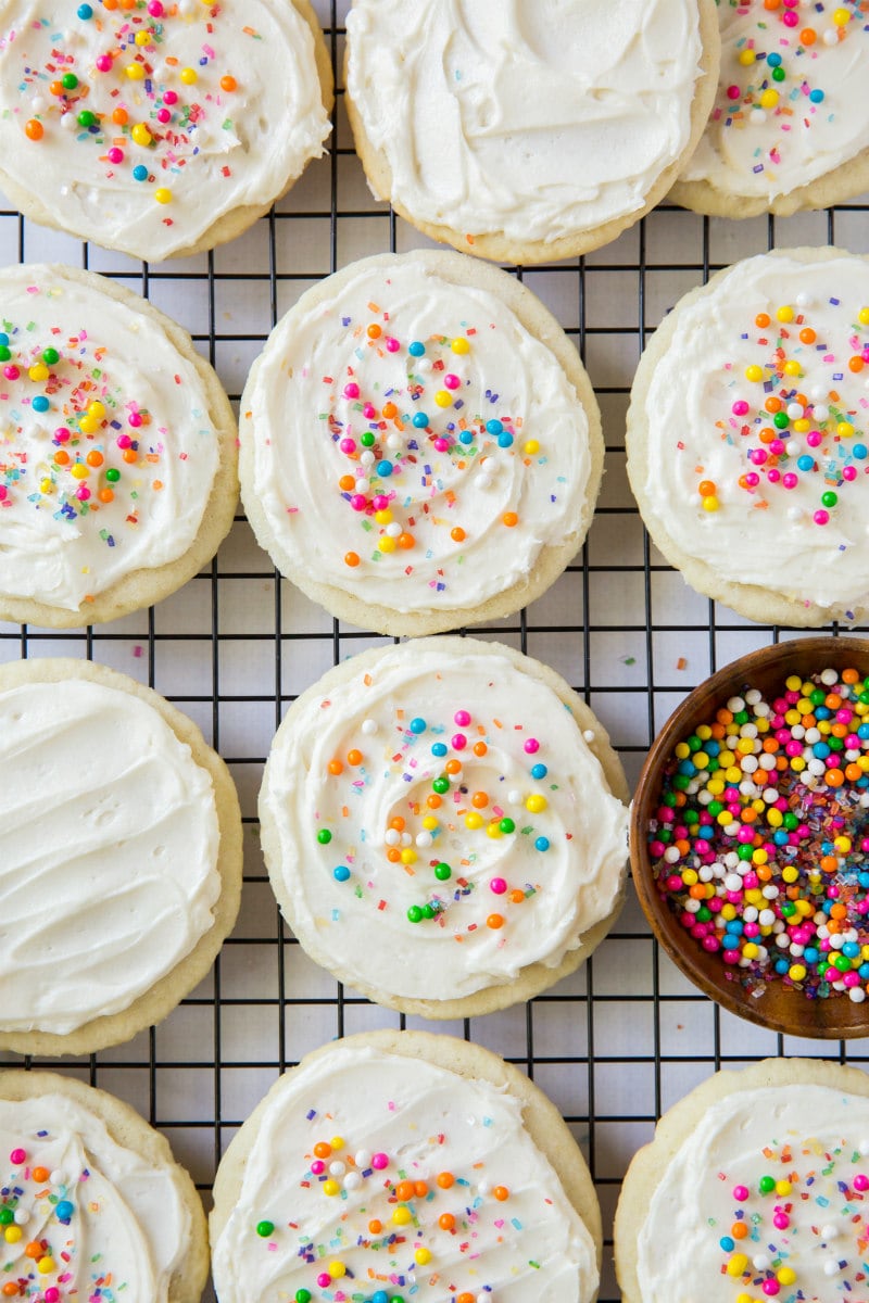 decorating Easy Frosted Sugar Cookies